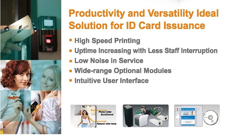 HITI CS-200E Sublimation Plastic ID Card Printer with 64MB Memory and NO Private Mold