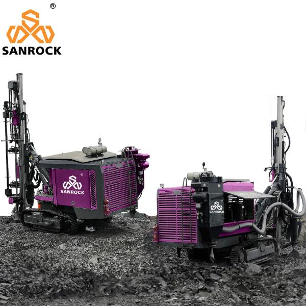 Mining Integrated Drilling Equipment Hydraulic Rotary Borehole Crawler DTH