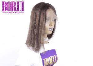 Wholesale Silky Straight Colored Bob Wigs Pre Plucked With Baby Hair Mixed 100% Brazilian Hair from china suppliers