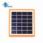 2W 6V high efficiency Glass Laminated solar panel ZW-2W-6V transparent glass