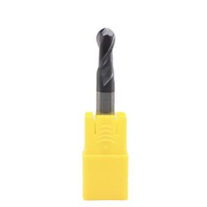Wholesale Shank Diameter 6mm R3*6*12*6*50 2 Flutes Ball End Mill AITiN Coated for Carbon Steel Alloy Steel Stainless Steel Cast Iron from china suppliers