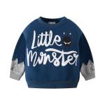 Children'S Sports Shirts Children'S Fleece Sweater Boys Color Matching Top