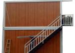 Wooden Color Fast Installation Prefab Container House Building