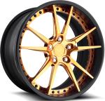 Chevrolet Camaro 2PC Forged Rims Black Barrel Polished 20X10 20x11 Golden Face
