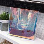 L33*D8*H33 Cm Shopping Travel Hologram PVC Clear Bag