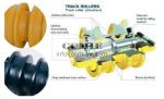 PC150 PC220 PC400 Excavator Komatsu Spare Parts Track Roller With Steel Metal
