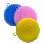 Kitchen Household Dish Egg Silicone Sponge Long Life Span 115*115mm Space Saving