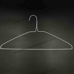 Wholesale 18inch Notched Shape Wire Shirt Hangers For Laundry Shop from china suppliers