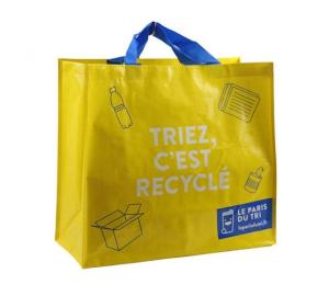 Wholesale 120gsm BOPP Laminated PP Woven Bags 650d 300mm Polypropylene Eco Bag from china suppliers
