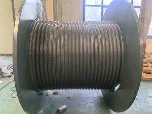 Wholesale Customized Carbon Steel Hydraulic Winch Hoist Drum With Shaft 12mm Rope Diameter from china suppliers