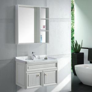 Wholesale Modern Alunimun Bathroom Vanity/ all aluminum bathroom cabinet/Mirror Cabinet /DB-8113A 600X460mm from china suppliers
