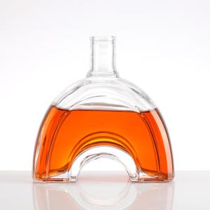 Wholesale 375ml 500ml 700ml 1000ml Offset Painting Empty Glass Bottle with Polymer Cork Screw Cap Collar Material Aluminum Plastic PP from china suppliers