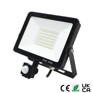 Wholesale SMD2835 Indoor Outdoor Flood Lights IP66 50W LED PIR Slim Floodlight SMD2835 from china suppliers