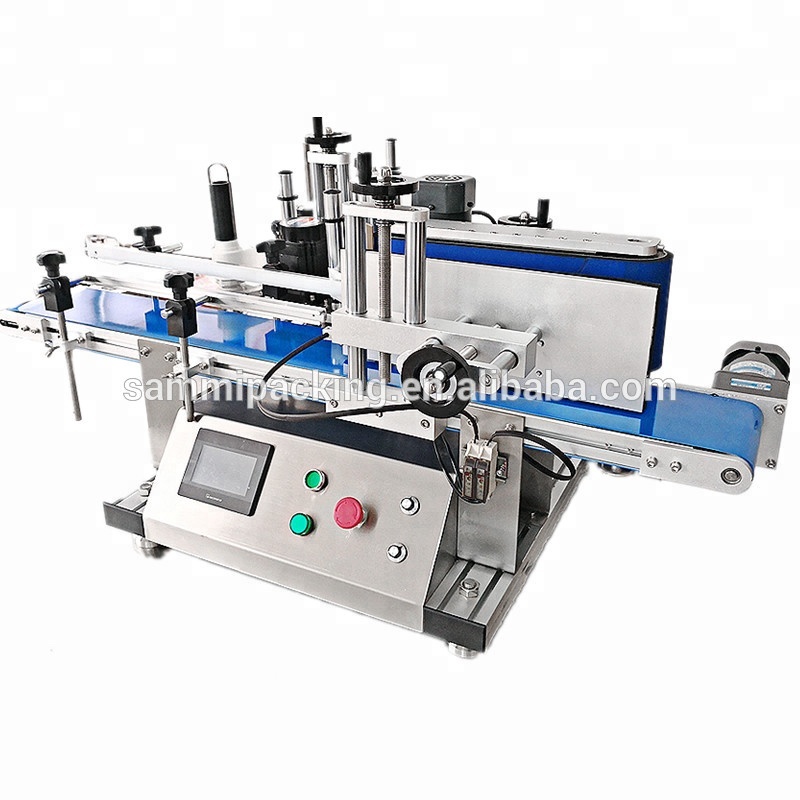 the lower price and hot sale tabletop automatic labeling machine for round bottle