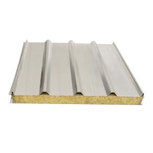 Wholesale Roof Insulated Rock Wool Sandwich Panels Price House Walls Insulation For Walls And Roofs from china suppliers
