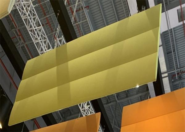 Durable Felt Ceiling Baffles Sound Absorption , Multi Colored Hanging Sound