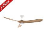 1stshine Wooden Blades Ceiling Fan with Light and 3000k/4000k/6000k Color