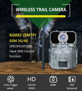 Wholesale 25m IR MMS GPRS Cellular Game Camera Dynamic 4G Wireless SMTP from china suppliers