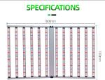Broad Spectrum LED Grow Lights Foldable Design 1000w Full Spectrum Grow Light