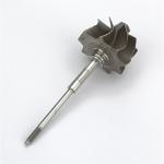 GT2256V turbo turbine wheel shaft 740244-0001 cutback for 454191 turbochargers
