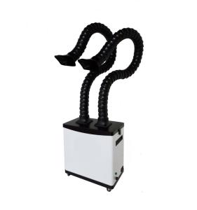Wholesale Air Purifying 110v Portable Chemical Fume Extractor Double Arms 200W Power from china suppliers