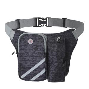Wholesale Customized Running Waist Bag For Phone Water Bottle Sports Fanny Pack Fitness Dual Pocket Running Belt Waist Bag from china suppliers