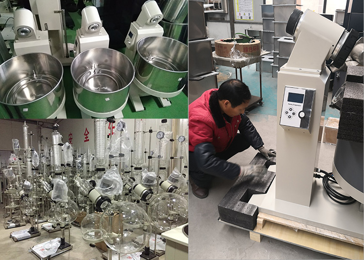 4.8KW Lab Rotary Evaporator With Cooling Condenser