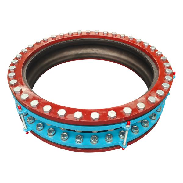 Large Diameter DN1600 PN10 Rubber Expansion Joints | Fully Sealed Flanged Type with Counter Flange