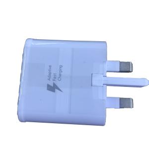 Wholesale UK Plug Travel USB Phone Wall Charger ABS PC 5V 2A Customized Logo from china suppliers