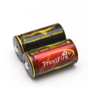 Wholesale Best Trustfire 1200mAh 18350 rechargeable battery protected for ecig Factory Directly Sell from china suppliers