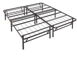 Wholesale Single Folding Queen Frame for Bedroom Furniture Black Metal Design in Modern Style from china suppliers