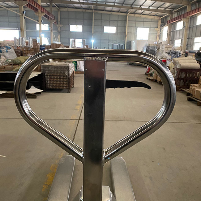 1 Ton Manual Single Scissor Lift Table Stainless Steel Pallet Jack 31.50in
