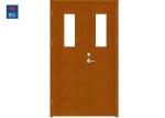Emergency Exit Glass Fire Rated Double Leaf Wooden Door