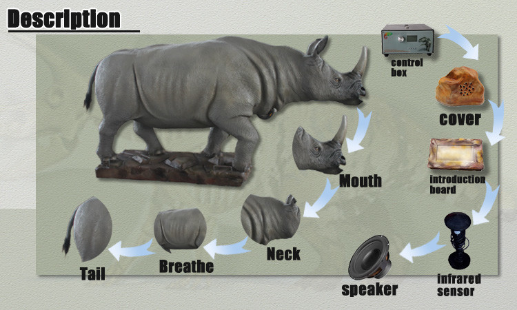 Animatronic Animals Simulation Dugong Animals For Aquarium Decoration