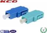 LANS WANS Fiber Optic Adapters , Blue Green Fiber Cable Adapters
