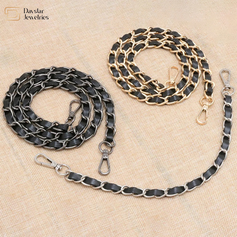 Diy Handbag Bag Purse Chain Strap , Metal Crossbody Chain With Buckle