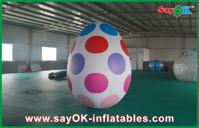 Decoration Colorful Inflatable Egg Easter Festival Decoration With Print Inflatable Easter Egg For Sale