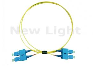 Wholesale SC SC Fiber Optic Jumper Cables SM DX 9-125 1.2mm Diameter For Data Test Equipment from china suppliers