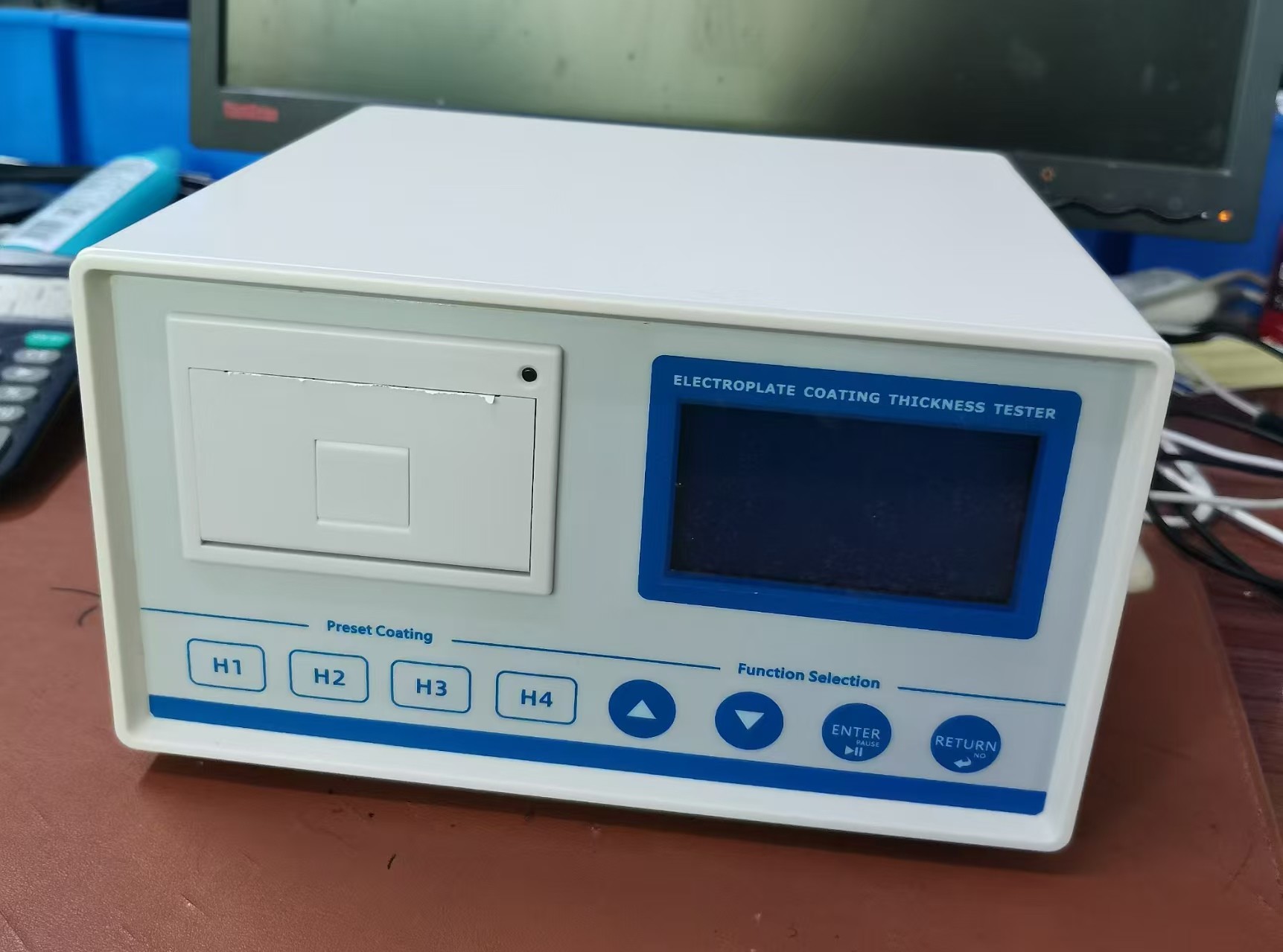 TG-100E Coulometric Metal Coating Electrolytic Thickness Gauge Inbuilt Printer