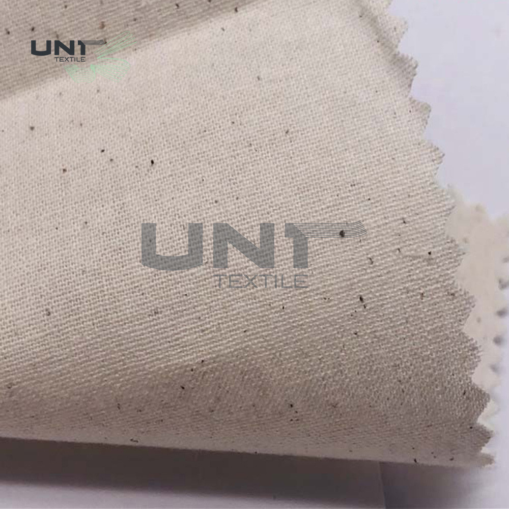 Twill Weave Pocketing Fusible Lining Fabric Plain Dyed Pattern