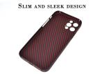 iPhone 12 Pro Max Red Camera Full Protection Aramid Fiber Case