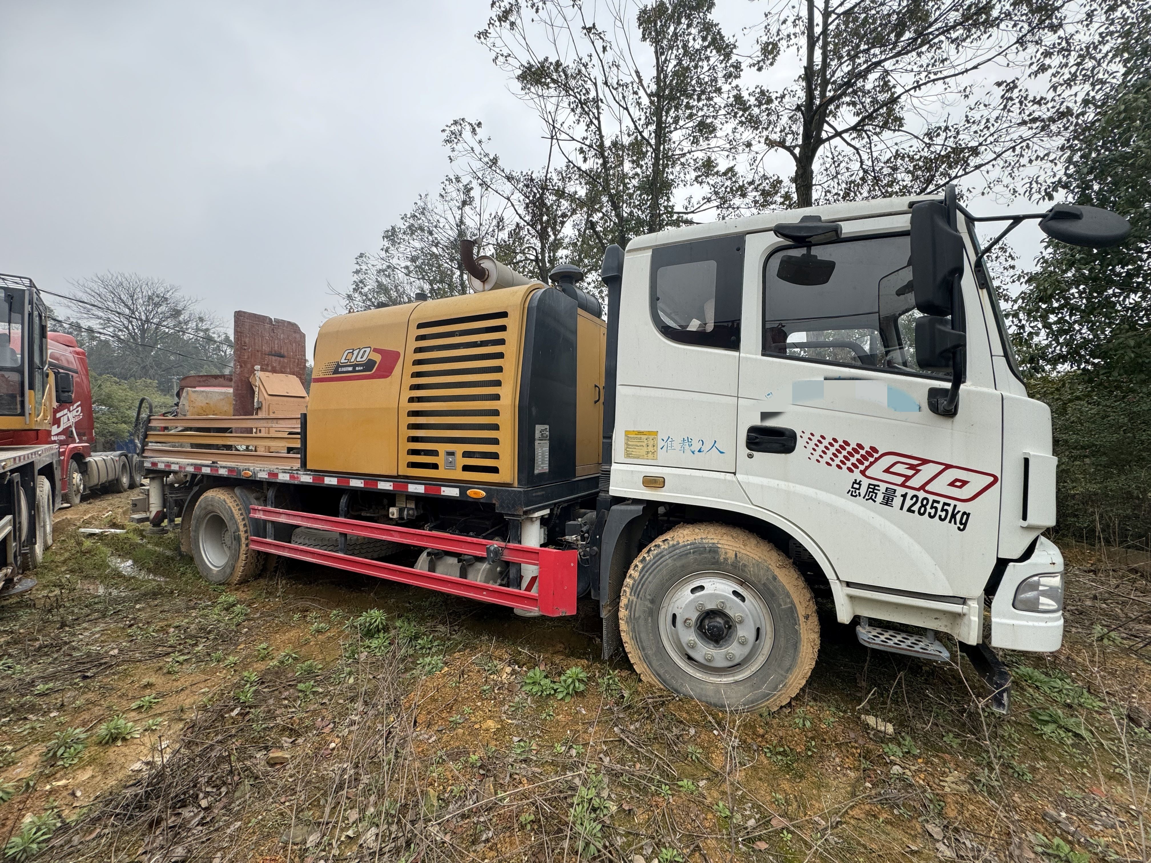 Use the 2019 Sany truck-mounted pump to contribute to your concrete business
