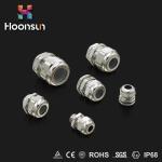 Dustproof Waterproof Cable Gland High Temperature With Silicone Nikelpplated