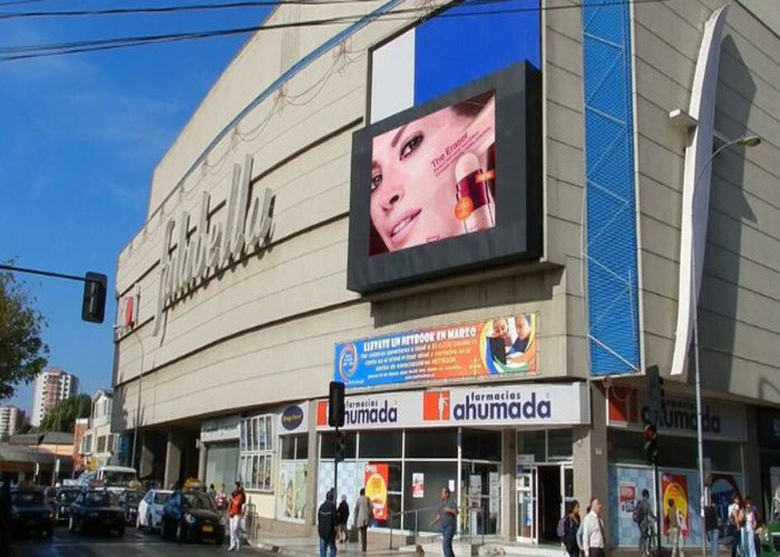 High Brightness 5500nits LED Message Board Waterproof Steel Structure