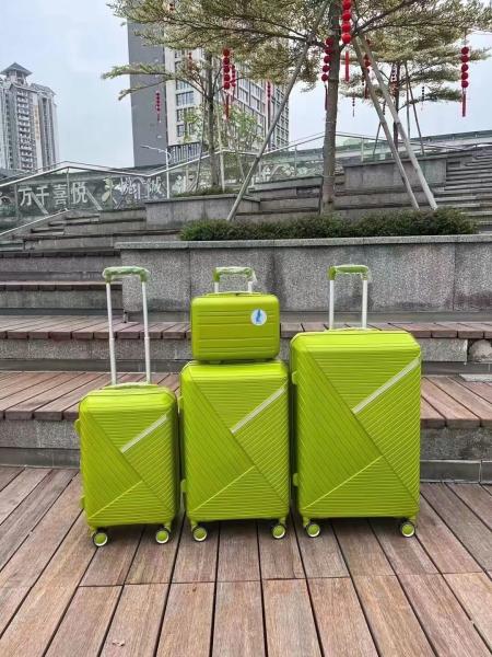 PP Travel Bags Luggage Durable Trolly Bag Luggage Set Light Weight Suitcases PP