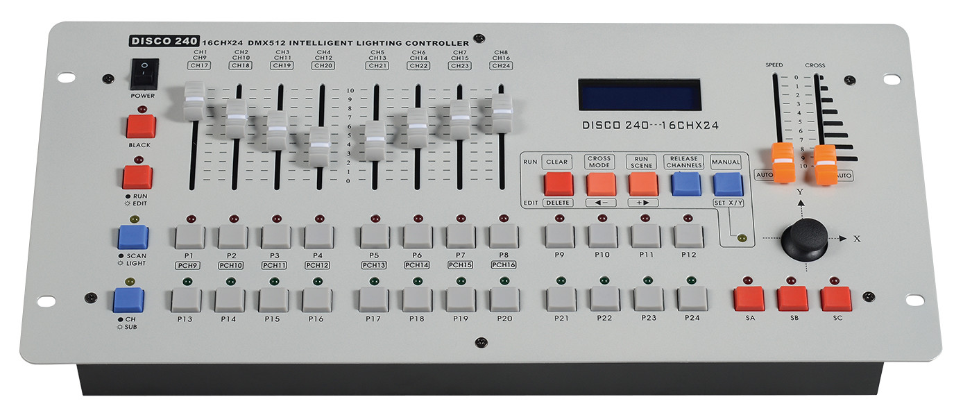AC220V/50Hz Dmx 240 White Dmx Stage Lighting Controller 3.5KG