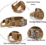 Tactical Dog Collar Military Dog Collar Nylon Dog Collar Heavy Duty Metal Buckle