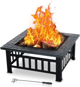 Wholesale 32inch Premium Outdoor Barbecue Fire Pit Large Bonfire Wood Burning from china suppliers