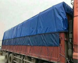 Wholesale Anti UV Fire Retardant Tarpaulin Truck Cover Heavy Duty With Rain Flaps from china suppliers