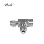 SS 316 Large Diameter Stainless Steel Tube 3000 Psi Three Way Connector Tee